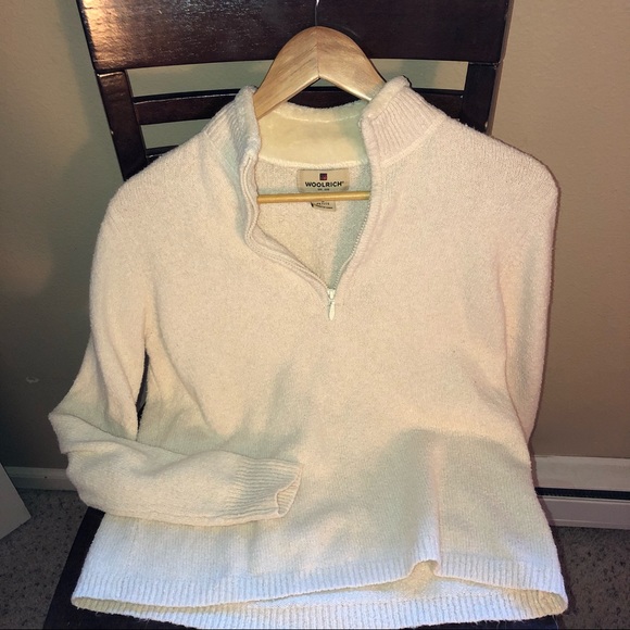 Woolrich Quarter Zip Pullover- Medium Petite - Picture 2 of 8